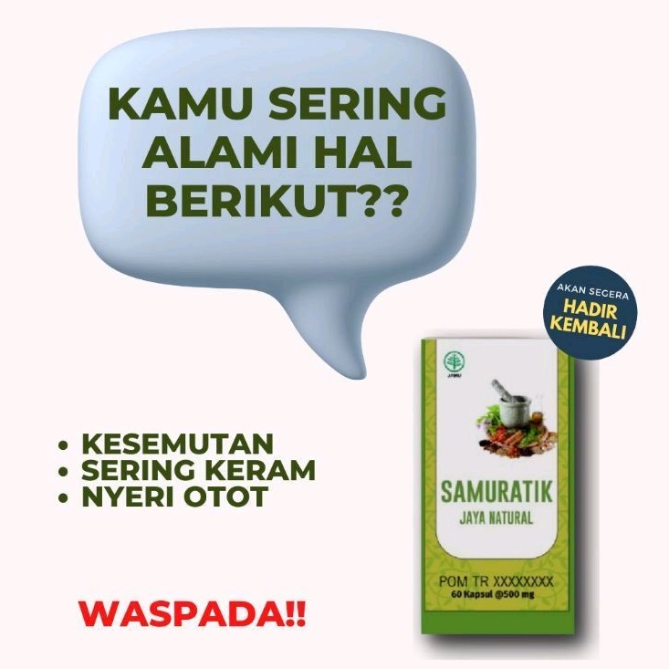 Samuratik 50 kapsul - Obat Rematik Nyeri Sendi