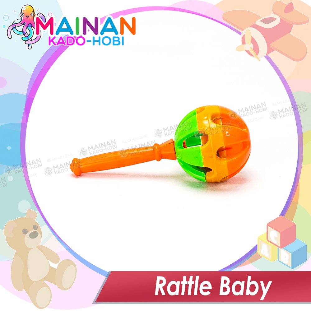 KADO ULANG TAHUN MAINAN ANAK RATTLE BABY KERINCINGAN MUSIK BUNYI