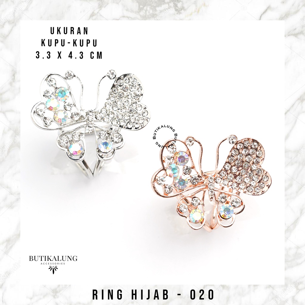 Bros Serut Ring Hijab Cincin Jilbab Aksesoris Muslim 014 - 024