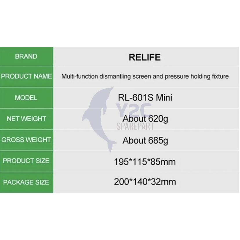 PENJEPIT PCB RELIFE RL-601S MINI 3IN1 / ALAT SERVIS SERVICE HP