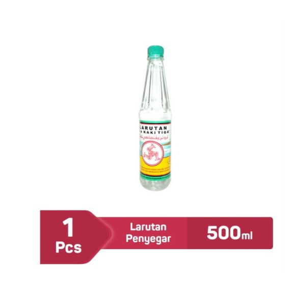 

Larutan Cap Kaki Tiga Botol 500ml