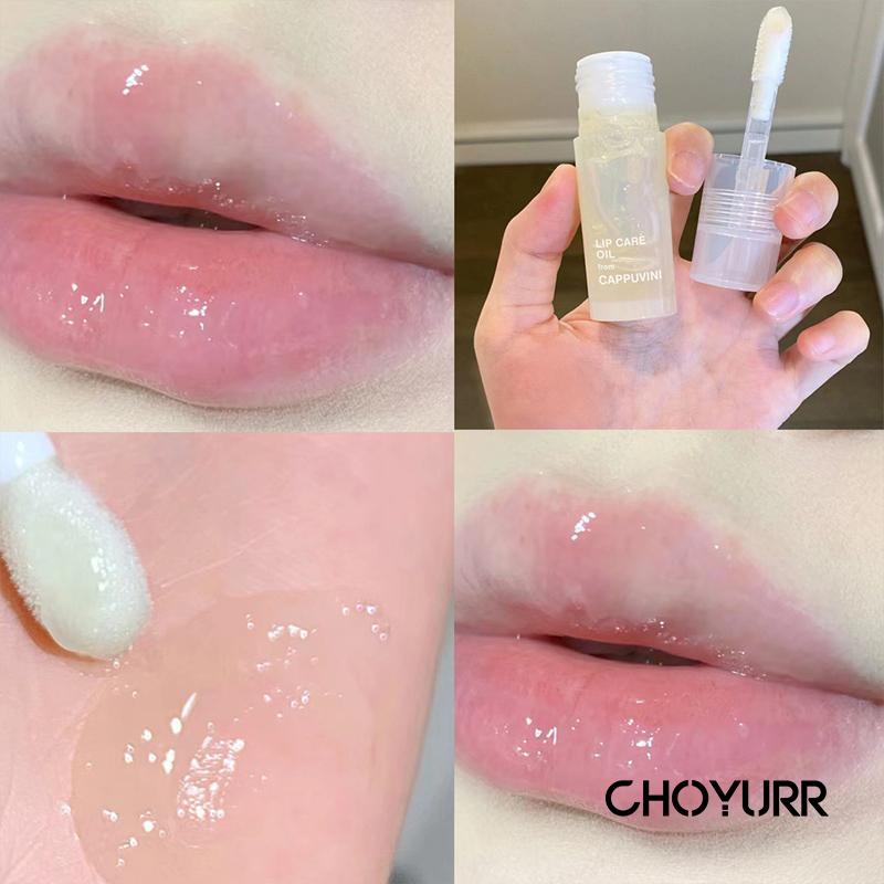 【COD】Lip Balm Transparant  Moisturize Repair Nourish Reduce Wrinkles Lip Glow Oil Lip Gloss 4 Warna Glossy Korean Import-CH