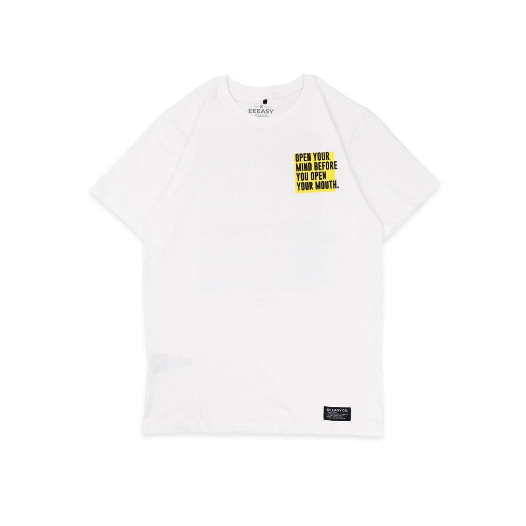 Eeeasy T-shirt Open Mind White