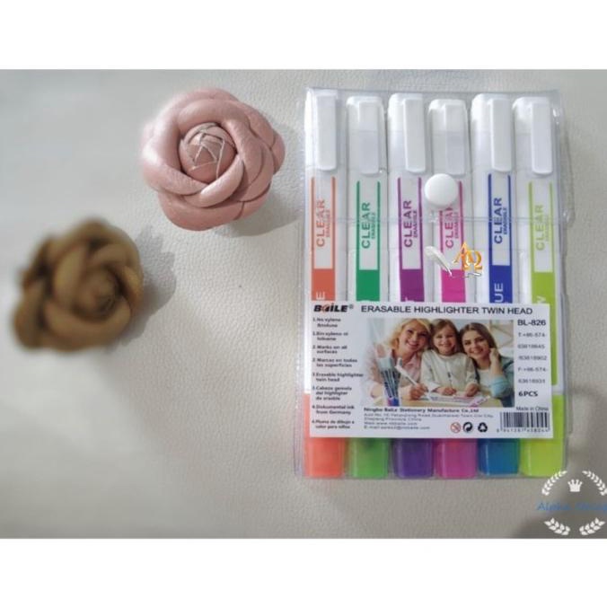

Highlighter Unik Warna Warni BISA HAPUS