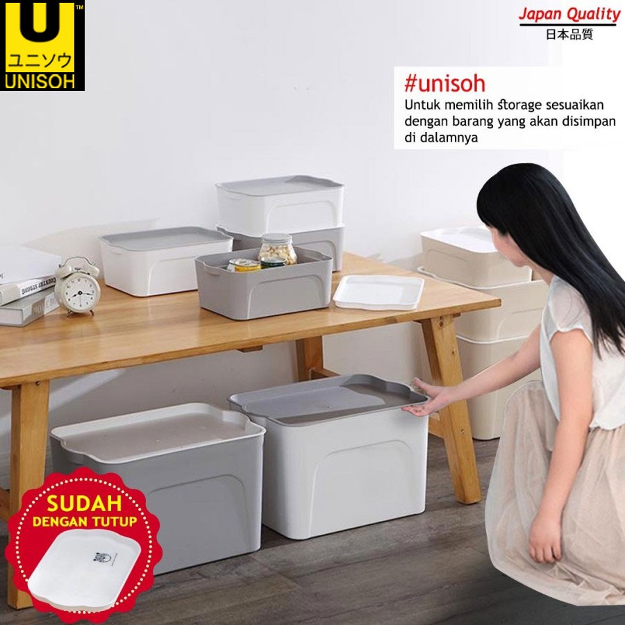 UNISOH KOTAK PENYIMPANAN STORAGE BOX MULTIFUNGSI