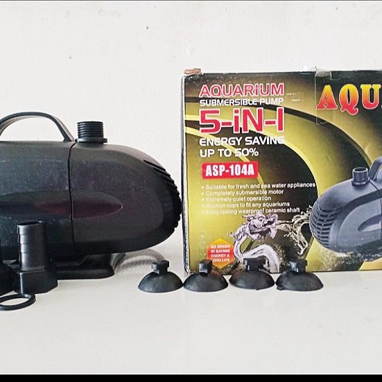 Pompa Aquarium Kolam Aqura Asp 104 A