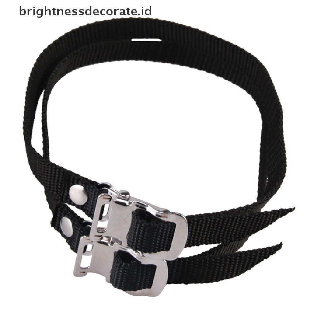 [Birth] 1pc Strap Pedal Tali Kaki Sepeda Bike Strap, Toe Clip Strap, Hitam [ID]