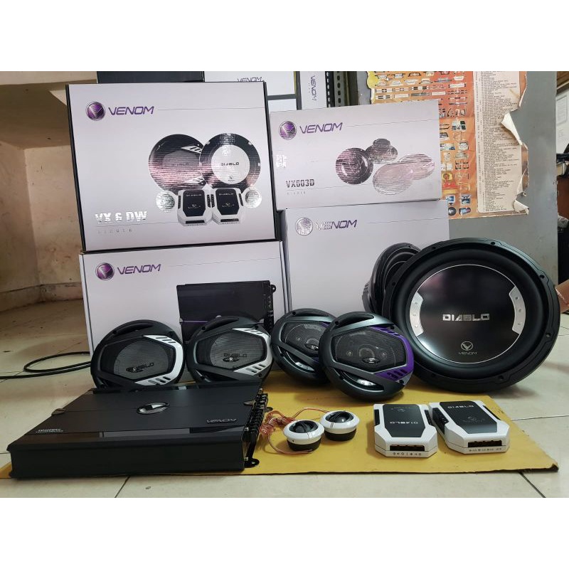 PAKET AUDIO VENOM DIABLO KOMPLIT