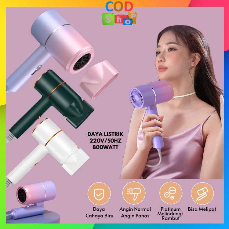 COD - H5629 Hairdryer Penata Rambut Salon Kecantikan / Hairdryer Kabel Listrik / Hair Dyer Lipat / H