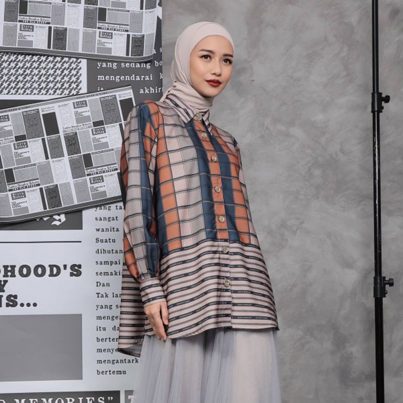ZASKIA SUNGKAR ELODIE BLOUSE ETAUPE