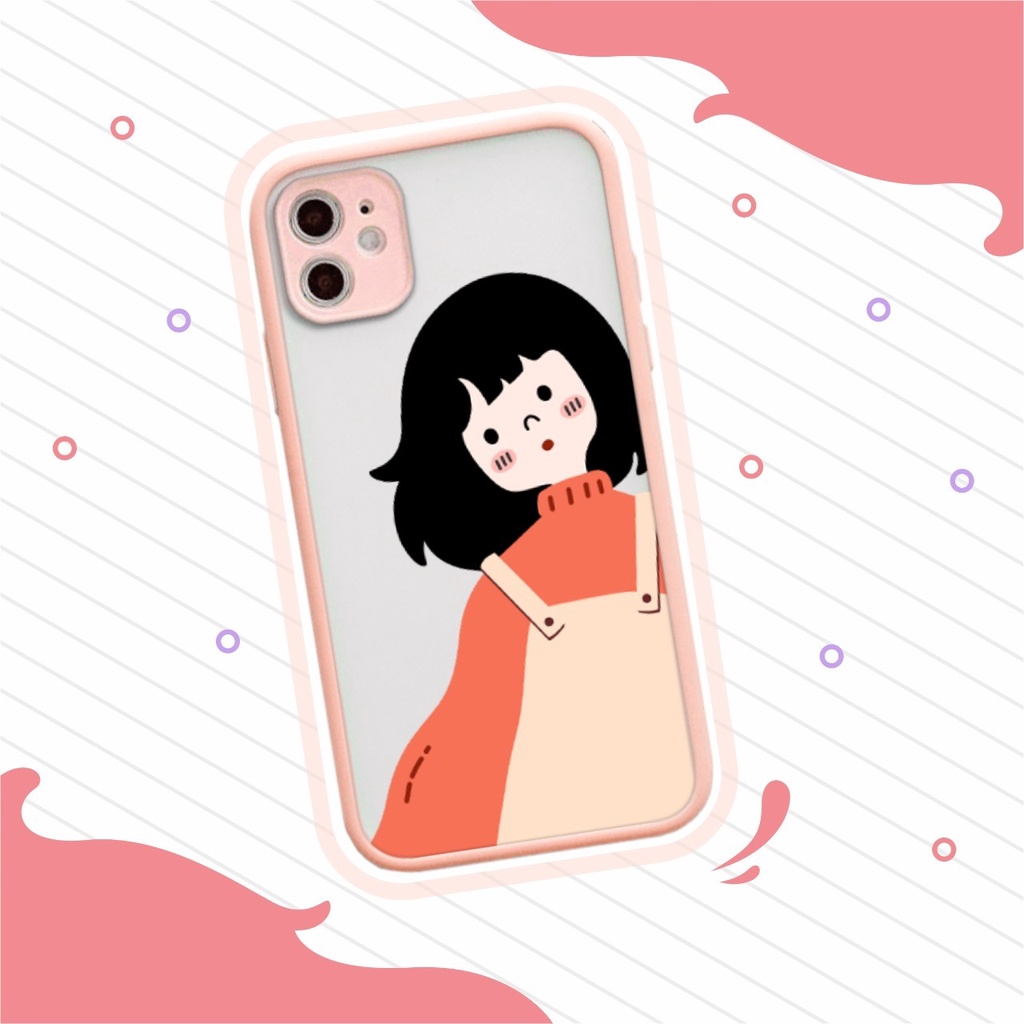 PRINTING HYBRID case Soft Girl case Redmi 10