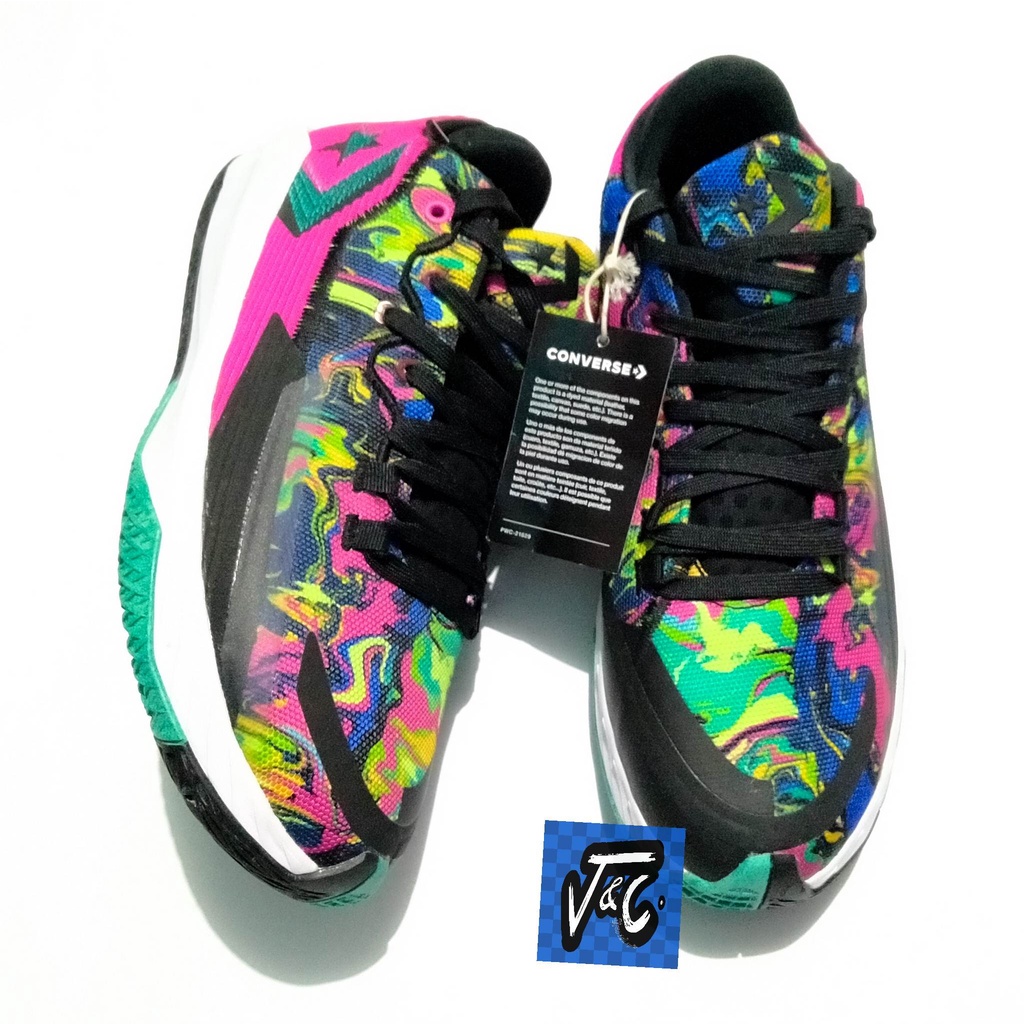 Converse All Star Pro BB Basketball Jet 90s Marble Marbled Ink Print