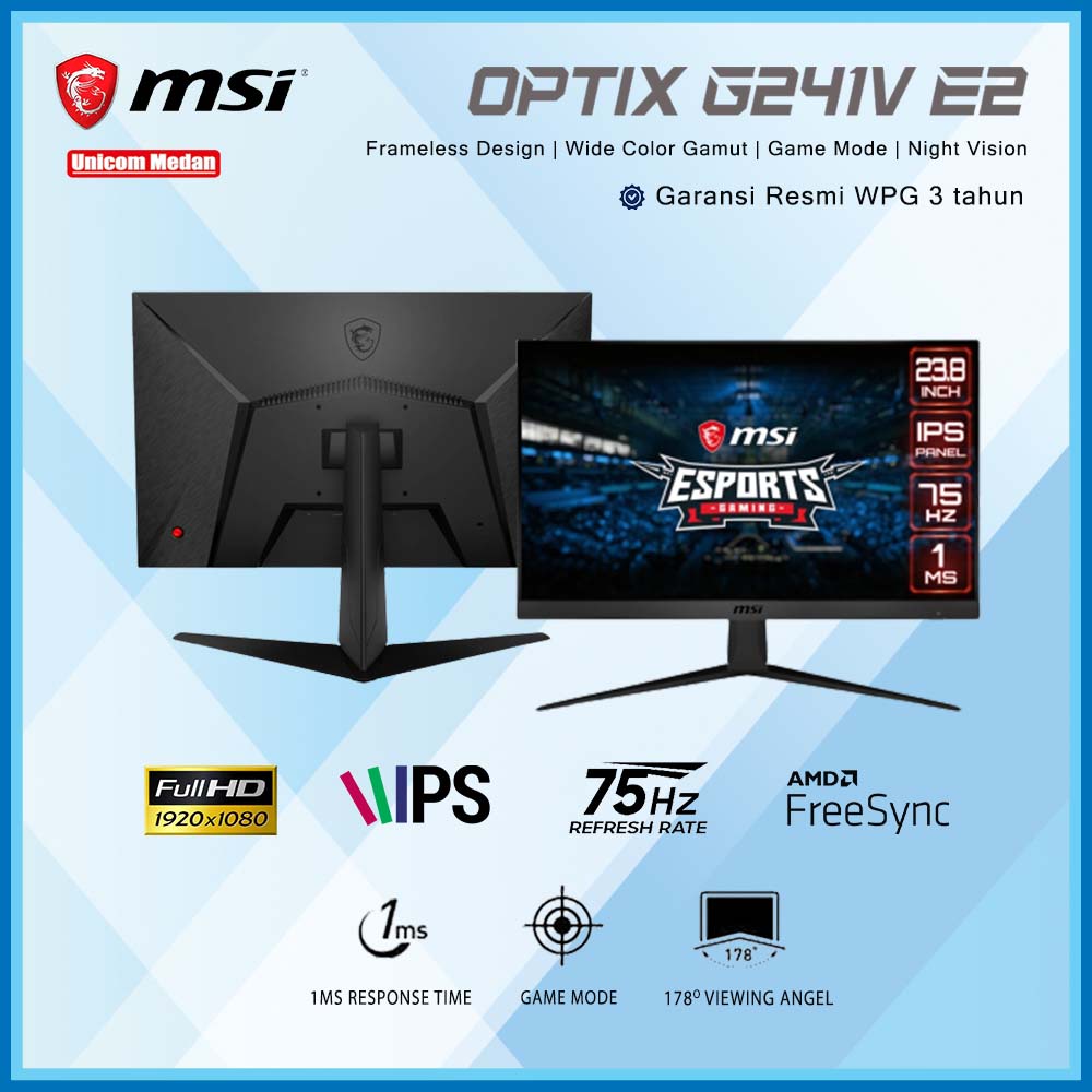 Monitor MSI OPTIX G241V E2