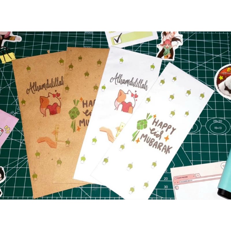 

10pcs Amplop Lebaran Angpao Amplop Panjang Vintage