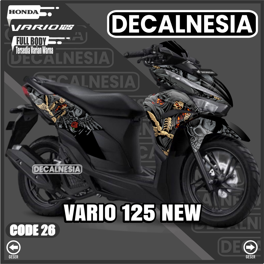 Decal Vario 125 New 2022 2023 Full Body Stiker Motor Honda CBS ISS SP Sticker Variasi Modifikasi Rac