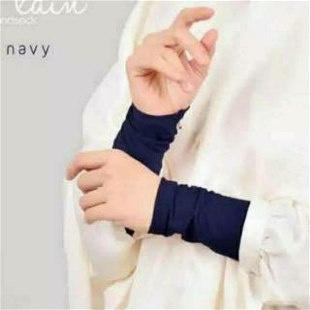 OTS 899. Manset Tangan Bolak Balik Pendek 15cm Inner Dalaman Handsock Dua Warna Sarung Lengan Sleeves