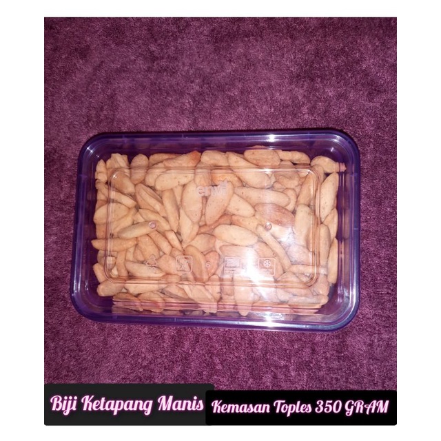 

Ready Ayo check out Biji ketapang manis kemasan toples 350 Gram enak dan renyah