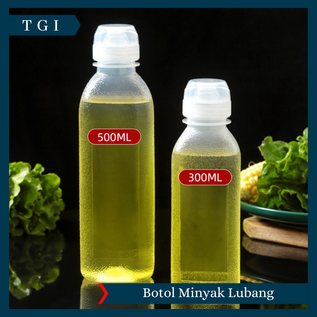 TGI -  BOTOL PLASTIK  MULTIFUNGSI / BOTOL PLASTIK TEBAL ANTI TUMPAH / BOTOL MINYAK SAUS KECAP ANTI TUMPAH