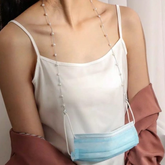 

HRG DISKON tali masker/rantai masker/kalung masker mama gigi nagita mask chain