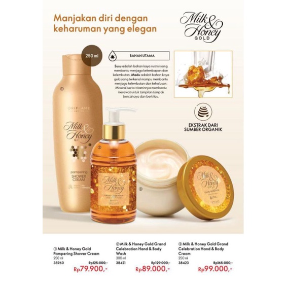 Jual Milk and honey body cream / milk honey hand cream / milk honey