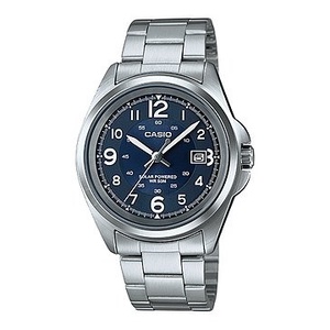 Jam Tangan CASIO MTP-S101D-2B (Tough Solar) Analog Stainless Steel Man Pria Murah Original