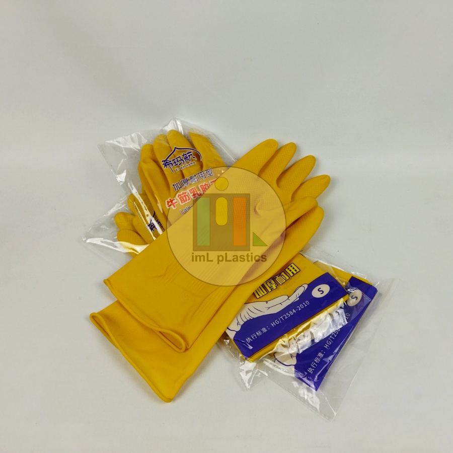 Sarung tangan Karet / Hand Gloves 31cm pasang kanan kiri - 1pcs