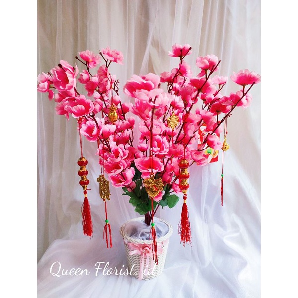 Jual Pohon Imlek, bunga sakura,mei hua, hiasan imlek | Shopee Indonesia