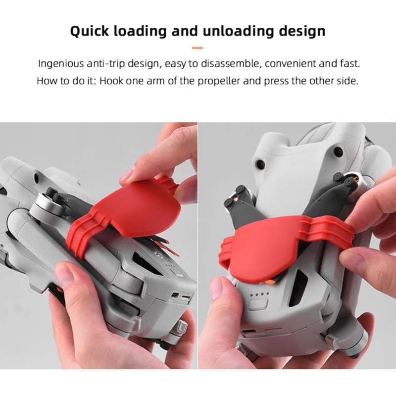 Zzz Propeller Holders Propeller Stabilizer Protectors Blade Guard Untuk Mini3Pelindung Pesawat Aksesoris Baling-Baling