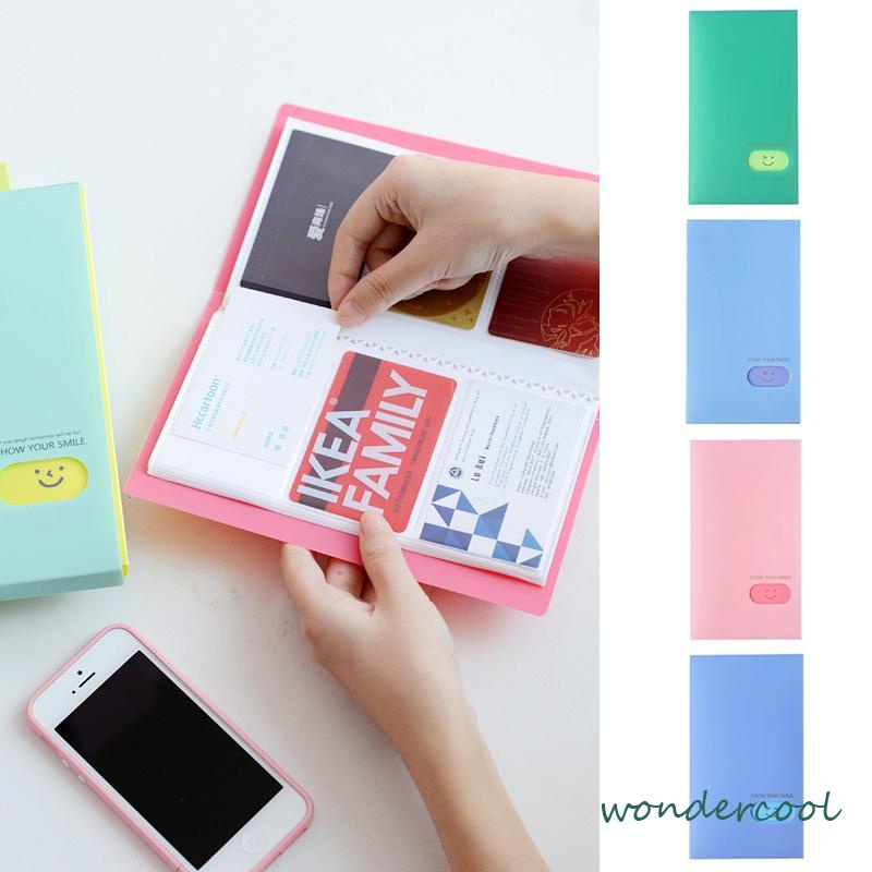 120 album foto Posisi Kartu Posisi Kartu Nama Wajah Tersenyum Buku PP Tas Kartu Buku Kapasitas Besar-Won