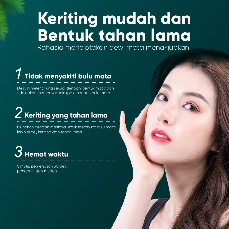 Bomidi EC1 Electric Eyelash Curler 2 Speed Pelentik Penjepit Bulu Mata