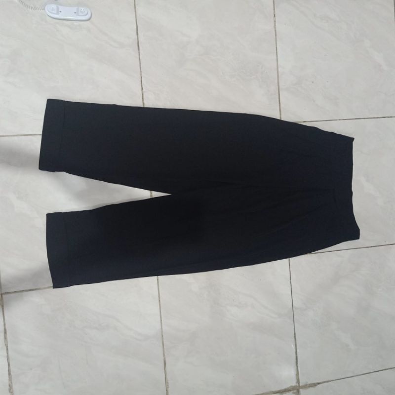 Won highwaist pants hitam size s celana panjang highwaist murah