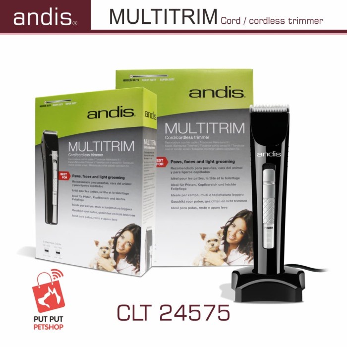 ANDIS Trimmer Clipper CLT 24575 Alat Cukur Bulu Anjing Kucing Grooming