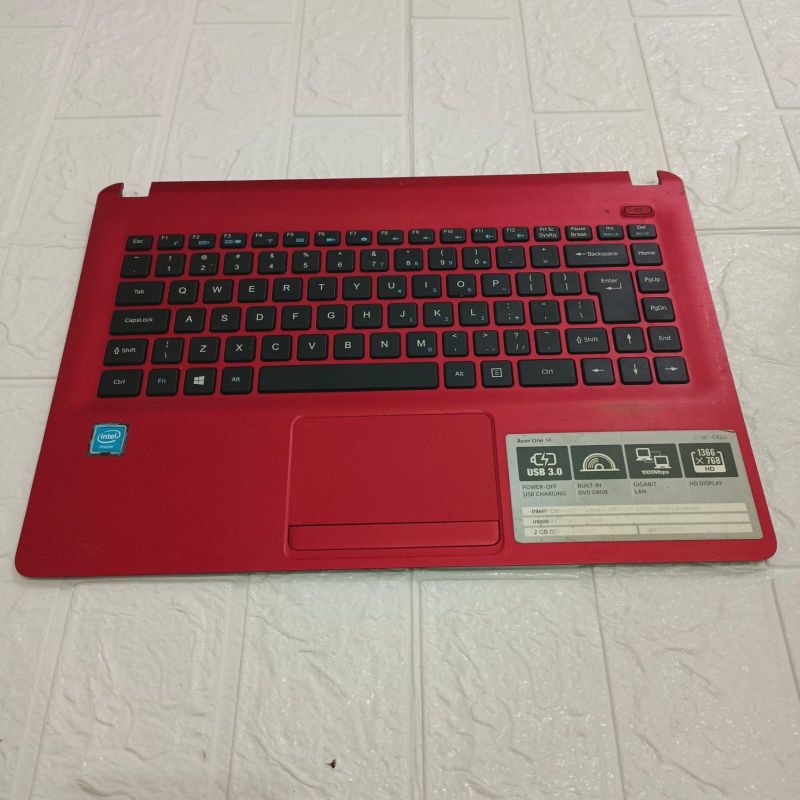 Frame kiyboard Case Cassing Casing kesing Laptop Acer 14 Z1402 warna merah