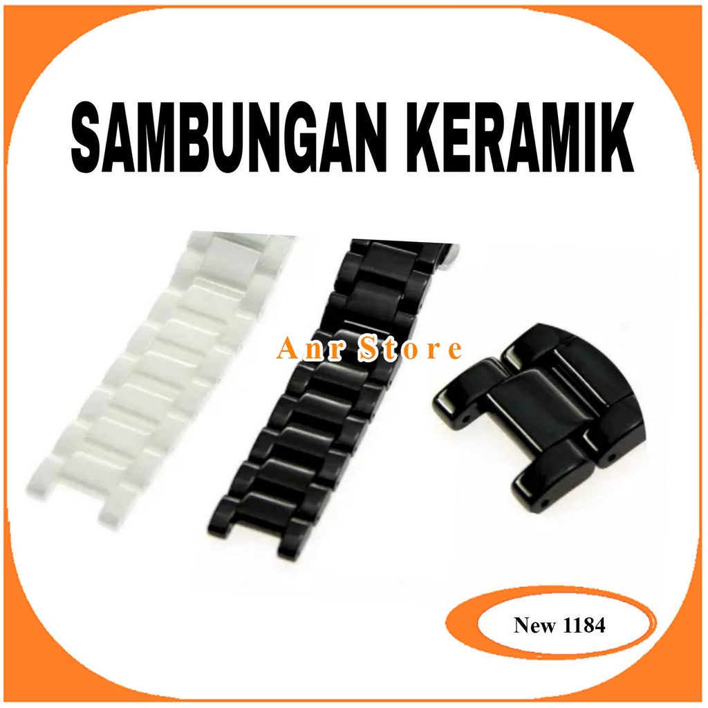 Sambungan Rantai Keramik GC Guess Sambungan Tali Jam Guess