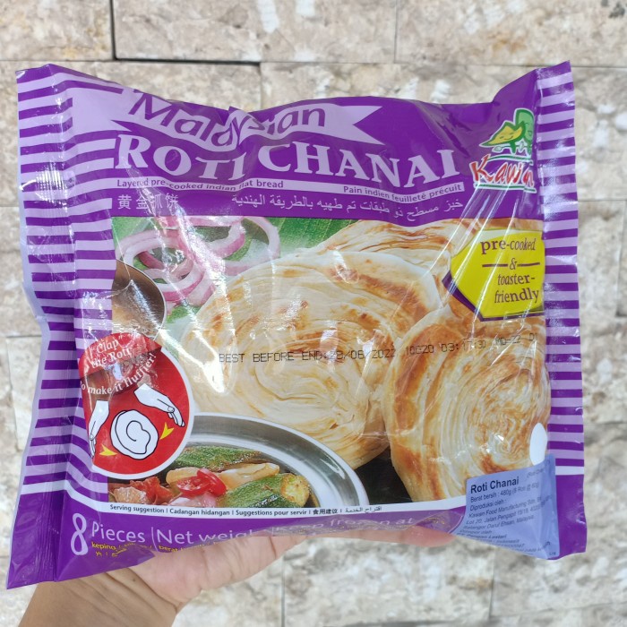 

>>>>>] Roti Chanai/ Maryam/Canai 8 pc 480 gram Kawan Food