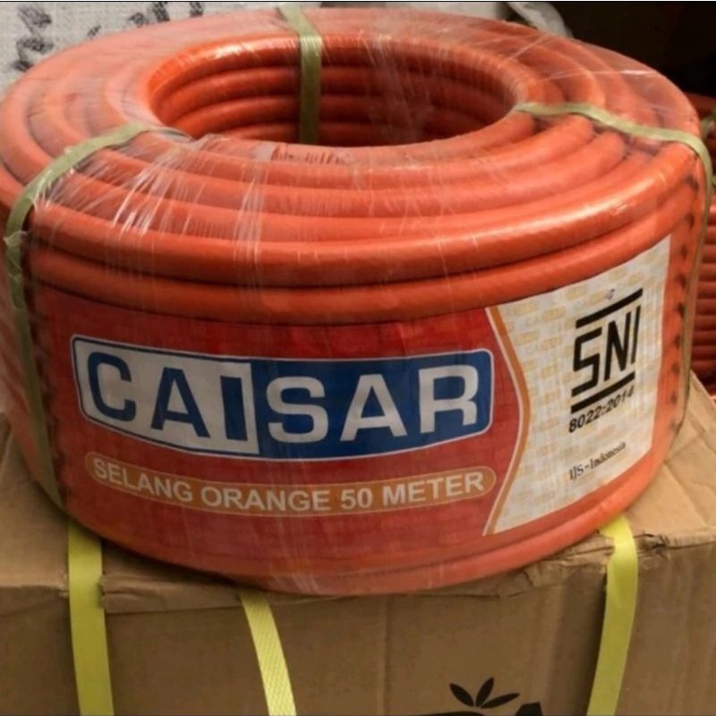 Selang gas orange meteran/selang gas meteran caisar sni