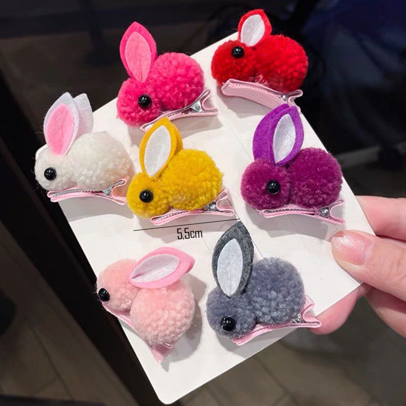 [BISA COD] JEPIT RAMBUT ANAK DENGAN HIASAN KELINCI 1 PCS