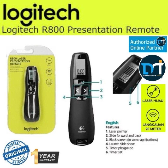 Pointer Logitech R800 Wireless Pointer