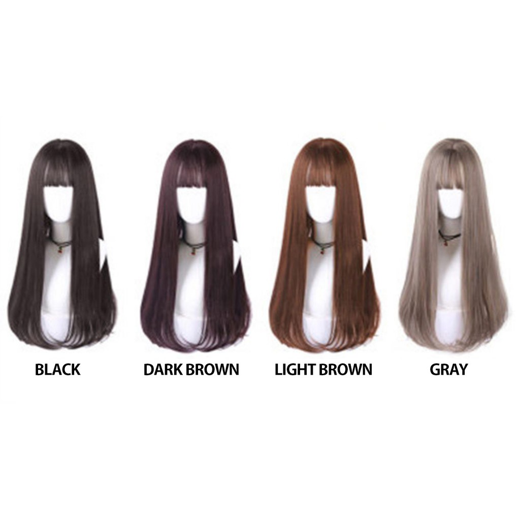 WIG DAIILY LOLLITA RAMBUT PALSU PANJANG STRAIGHT LURUS