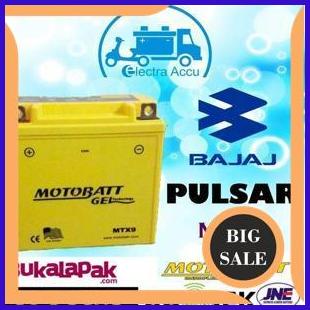 parts Aki Motor Bajaj Pulsar Motobatt MTX9 Aki Kering 2674N23