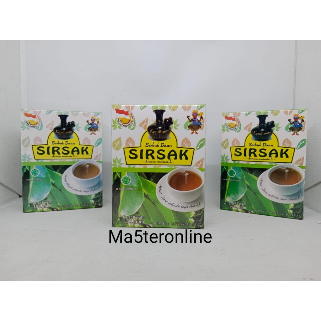 

Serbuk Daun Sirsak Herbal Instan KendiMas 150 Gr | Mencegah Kanker / Mengatasi Diabetes Original.