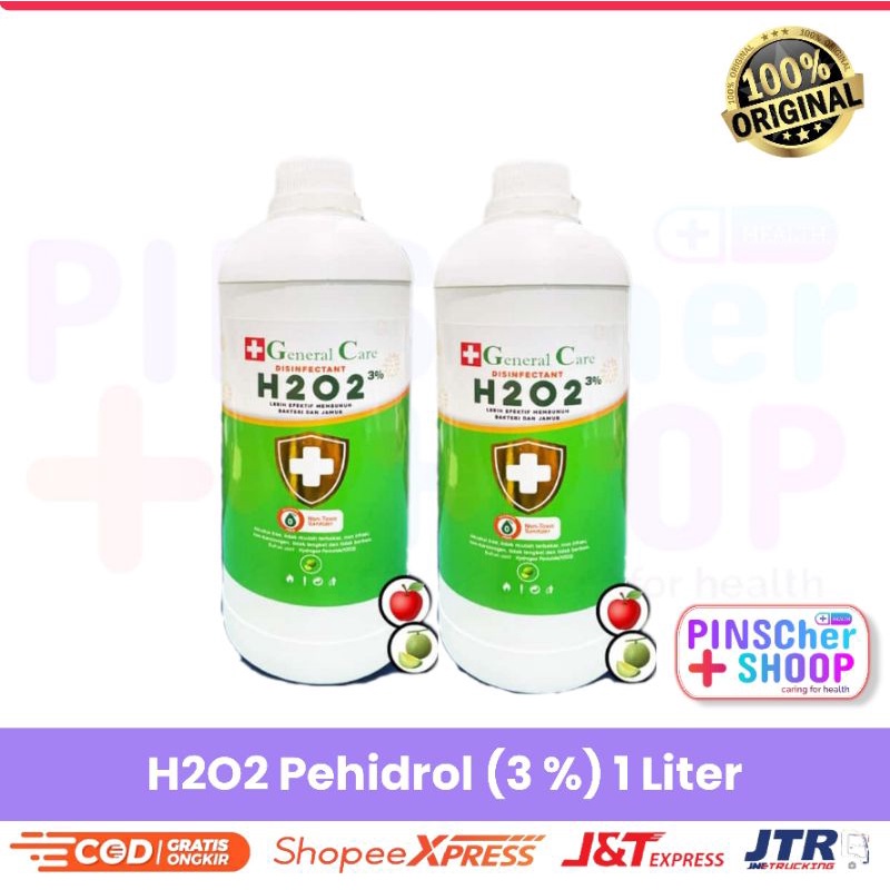 H2O2 Pehidrol Antiseptik Luka 1 Liter General Care Aroma Buah