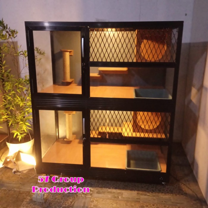 Custom kandang/ rumah kucing - cathome catquarium catroom playground