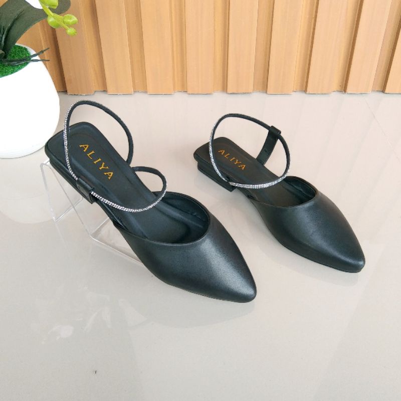 Aliya Livina Mules Wanita heels/hak 2cm