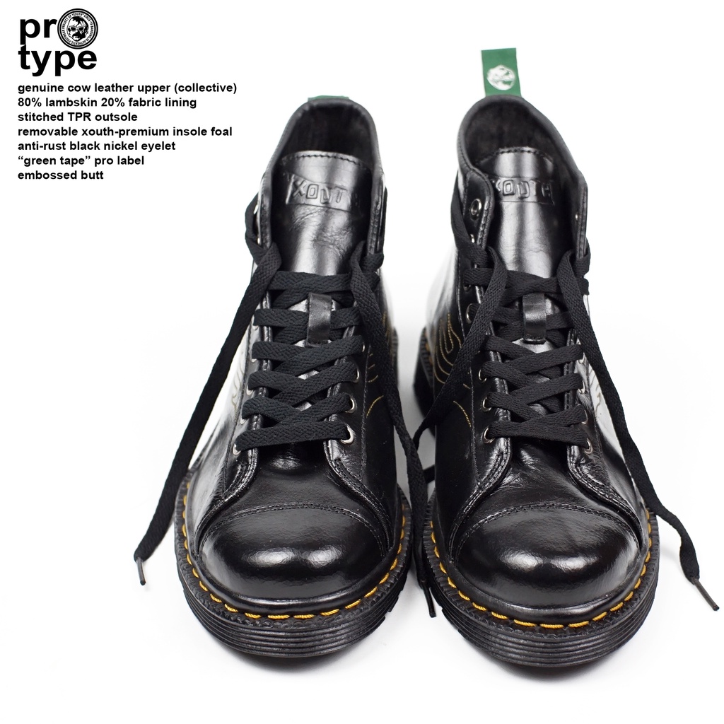 non-pocket vintage black - boot xouth