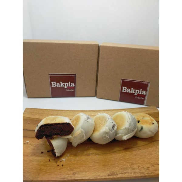 bakpia pathok basah vakum rasa cokelat isi 20pcs. /merstore