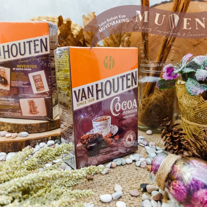 

COKLAT-BUBUK- COKLAT BUBUK VAN HOUTEN 180 GR / COCOA POWDER / KAKAO COKELAT -BUBUK-COKLAT