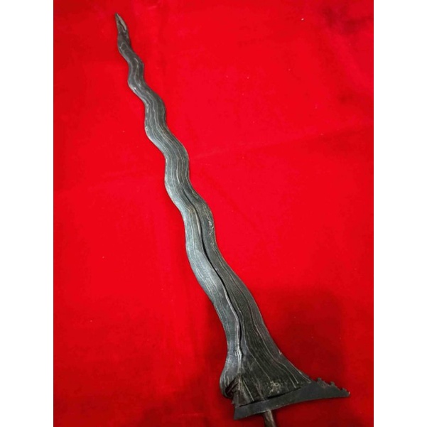 Pusaka Carito Gandu Keris Luk11 Tangguh Kamardikan Pamor Adeg Sapu