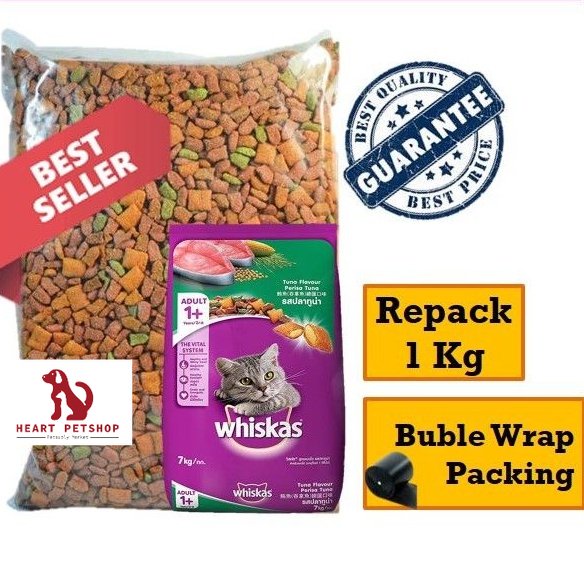 Makanan Kucing WHISKAS Tuna1 Kg | Whiskas Tuna 1 Kg