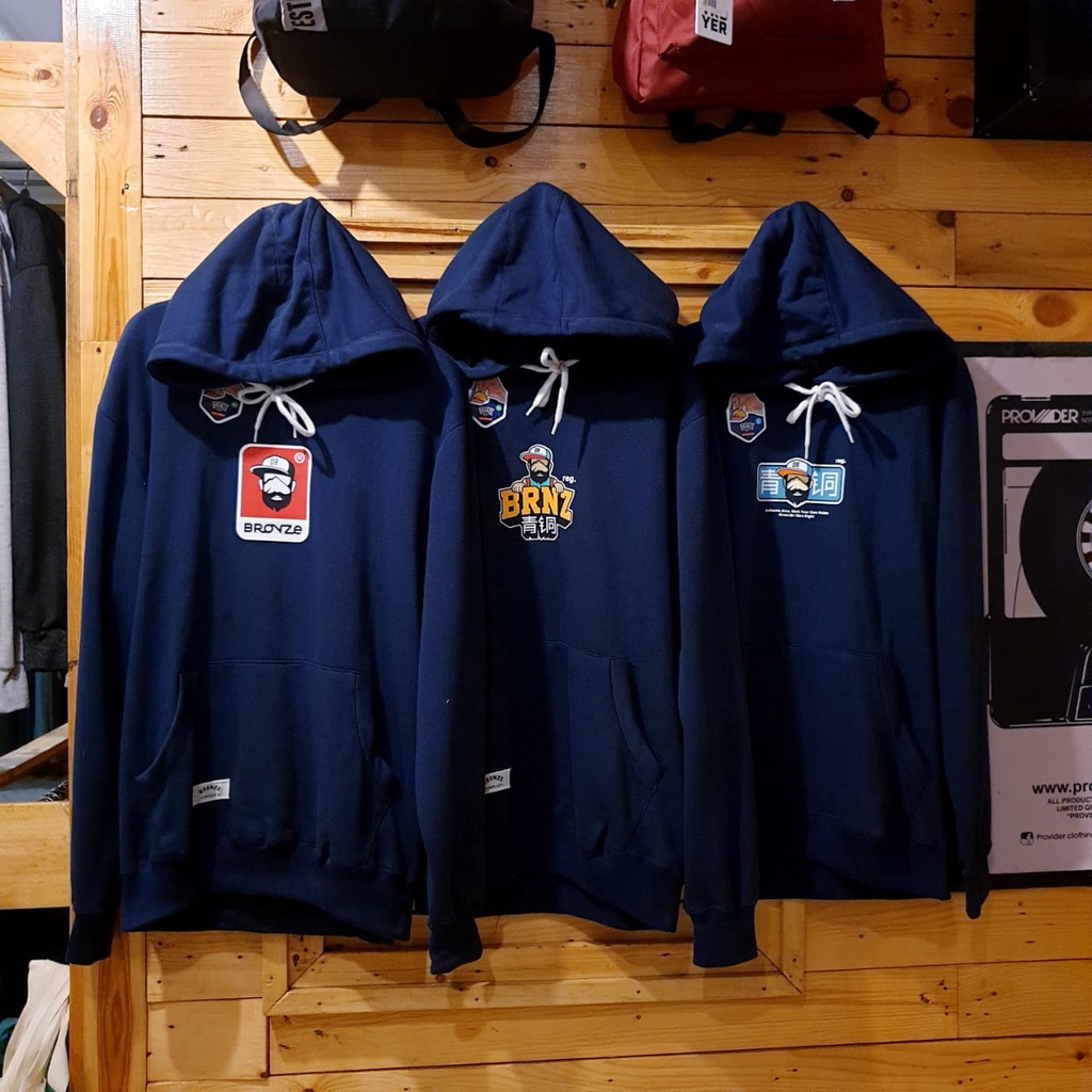 SWEATER HOODIE PRIA BRONZE ORIGINAL - JAKET HOODIE PRIA ORIGINAL BRONZE DISTRO